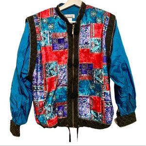 Small Lavon Petites Vintage Windbreaker